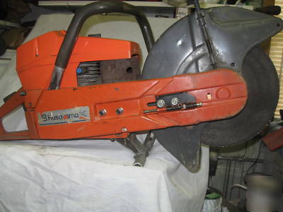 Good running husqvarna 272 k cut off saw