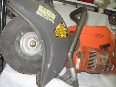 Good running husqvarna 272 k cut off saw