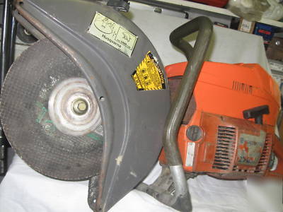 Good running husqvarna 272 k cut off saw