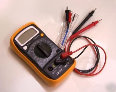 Lot of (10) digital multi-meters with temperature probe