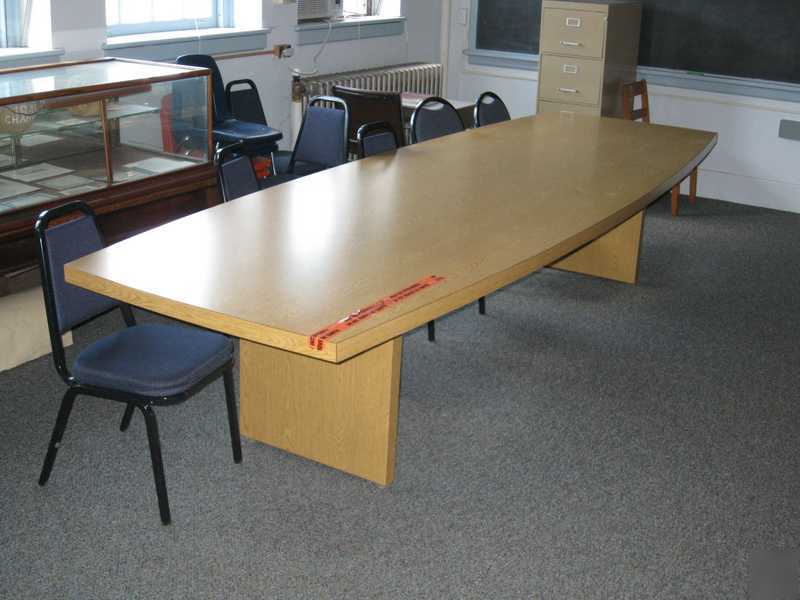 Set of 3 matching conference tables: 12', 12' and 6'