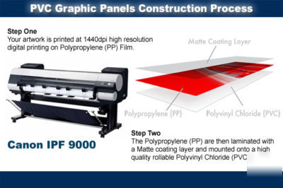 Trade show 10' pop up display booth podium + free print