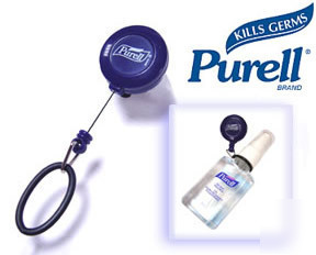 Retractable belt clip for purell hand sanitiser- box 24