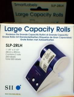 Seiko labels smartlabels slp-2RLH large rolls 