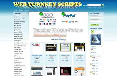 Complete turnkey website store 500+ scripts