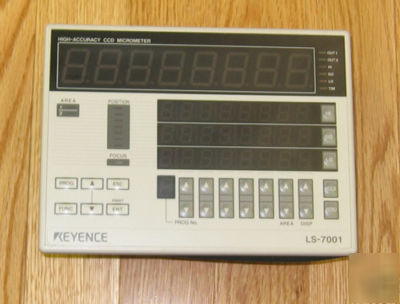 Keyence ls-7001 ccd micrometer display control panel