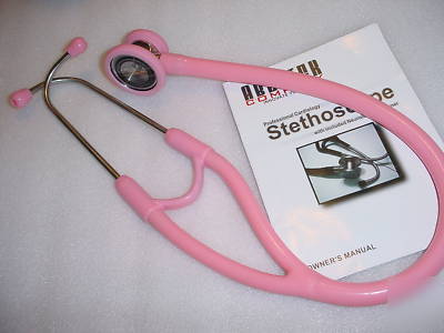 New abertek innovaye a 200 cardiology stethoscope pink