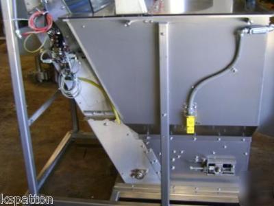 Aidlin stainless cap elevator sorter with chute