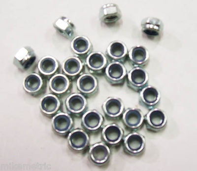 Metric nylon insert lock nut M8X1.25 100PC