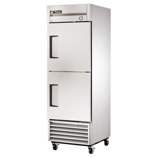 True t-23-2 reach-in refrigerator, two stainless steel 