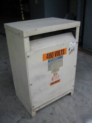 Westinghouse transformer 45KVA 480/240 delta 45 kva 3PH