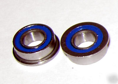 (10) MF84-2RS flanged bearings,MR84,4X8 mm 4 x 8,abec-3