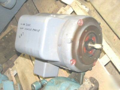 3HP 3 hp electric single phase motor 230V 1800 184CZ