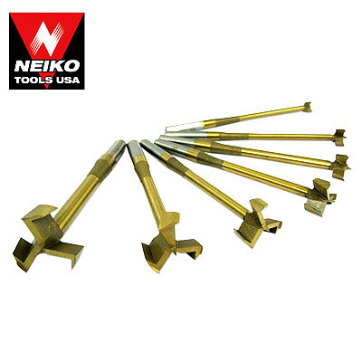 7 pc multi angle curve drill bit set drilling woodwork