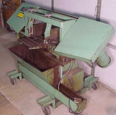 W.f. wells variable speed horizontal bandsaw model L9