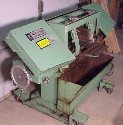 W.f. wells variable speed horizontal bandsaw model L9