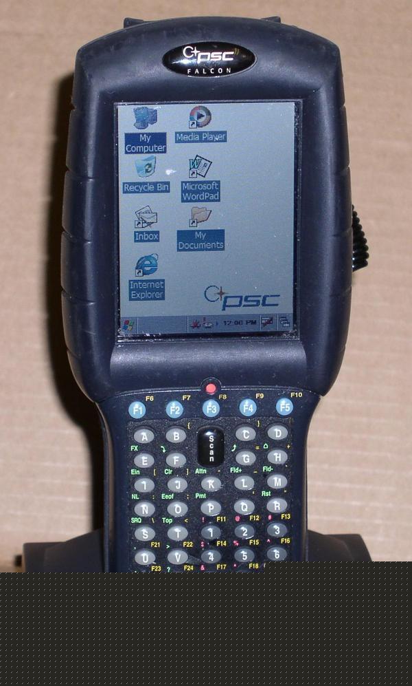 Psc falcon 4420 hand held scanner/pc color 