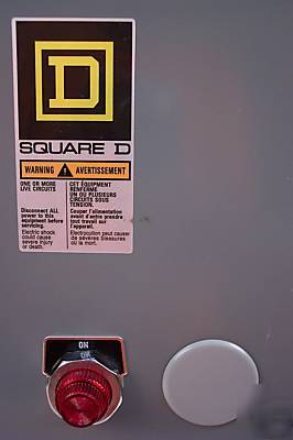 Square d 8536 size 0 combination magnetic starter 