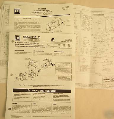 Square d 8536 size 0 combination magnetic starter 