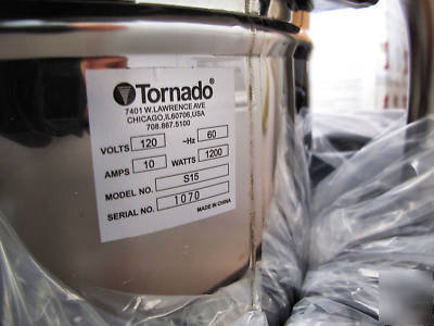 Tornado S15 wet/dry vacuum