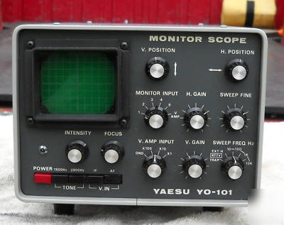 Yeasu yo-101 ham radio scope monitor ssb rf am fm ham 