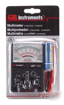 Gardner bender 6 function-19 range multimeter gmt-19A