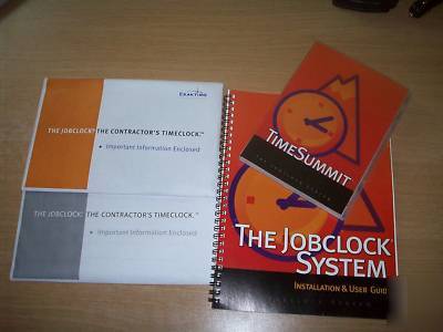 Exaktime jobclock complete jobsite time clock system