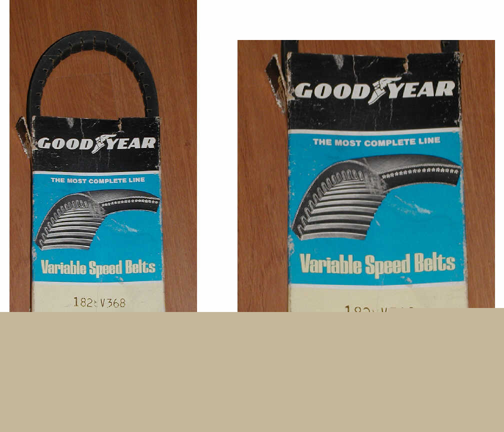 New goodyear variable speed belt 1828V368 