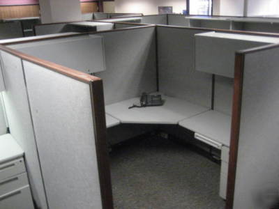 Cubicles haworth modular office cubicles used dallas tx