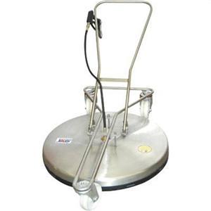Outdoor pressure washer surface cleaner flat concrete