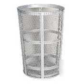 United receptacle galvanized steel street basket 45GAL