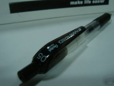1 x pentel hybrid technica retractable 0.5 mm. black