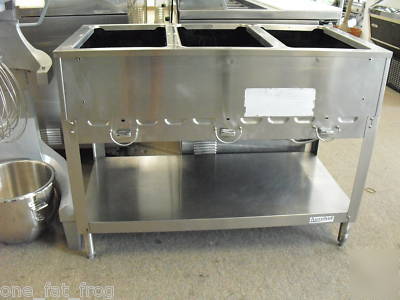 Used aerohot three well food warmer buffet commercial