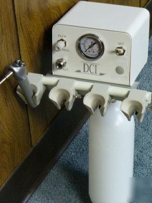Portable dci water system w/3 handpiece dental control