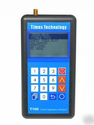 T100 vhf/uhf vector antenna impedance analyzer