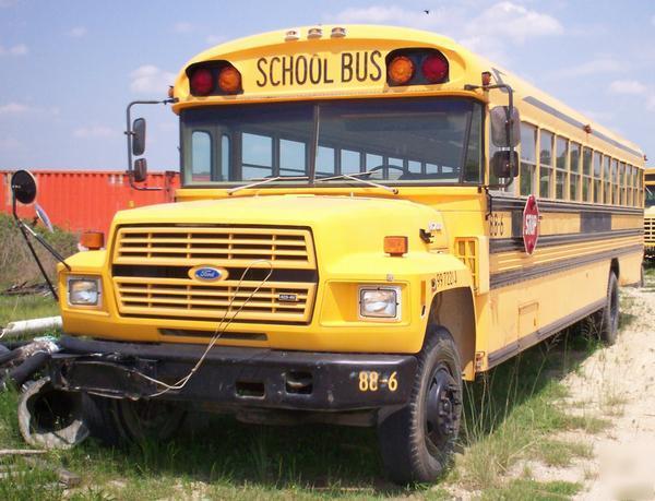 Blue bird 1988 large school bus ford B700 single axle 