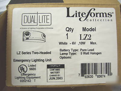 Dual lite emergency lighting unit LZ2