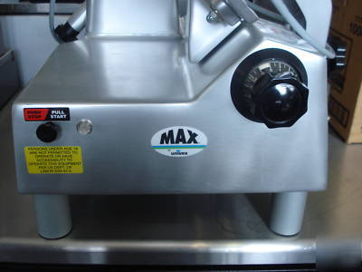 Max 8512 automatic slicer extra wide 1 3/16