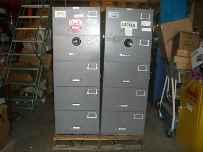 Mosler 5 drawer safe gsa approved security cl 6 lock