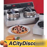 Nemco counter top dual waffle baker iron 7