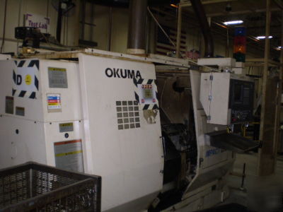 Okuma impact LU15, 4 axis cnc slant bed lathe
