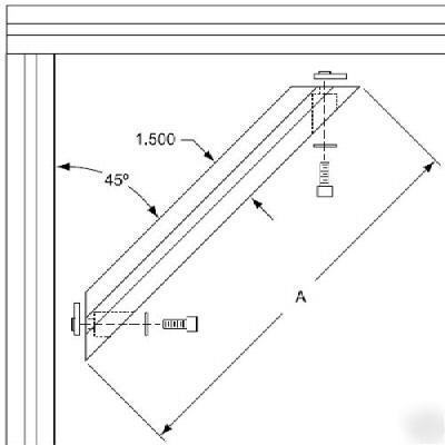 8020 t slot aluminum 45 degree support 15 s 2562 n