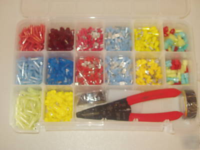 885PC misc. connector kit with wire stripper 
