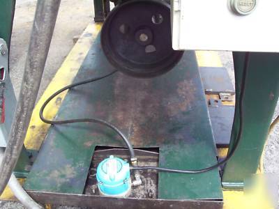 Marvel model 8 vertical band saw with auto feed