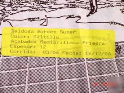 Saltillo authentic hand made tile 100 case lot sale 