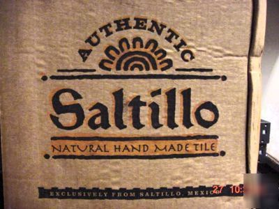 Saltillo authentic hand made tile 100 case lot sale 