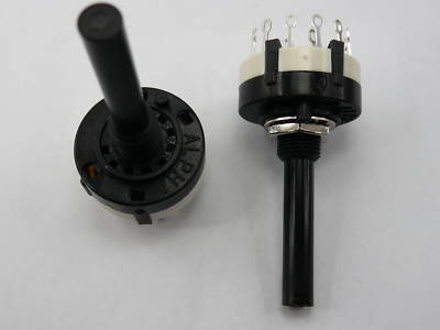 4* rotary selector switch 2P6T adjustable alpha brand 