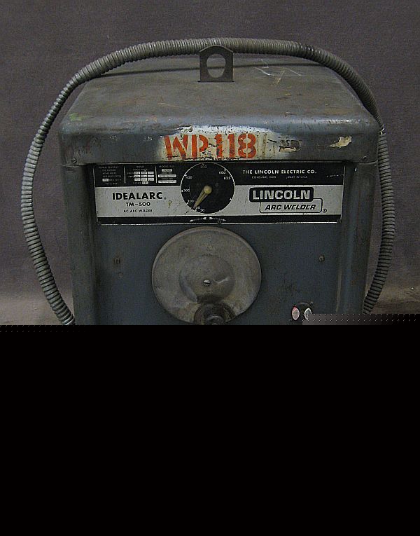 Lincoln idealarc tm-500 ac arc welder stick 500A