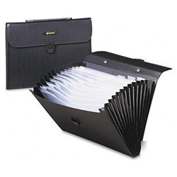 New briefcase style poly expanding file, 13 pocket/i...