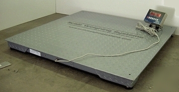 4'X4' 5,000LB shipping, pallet, platform, floor scale